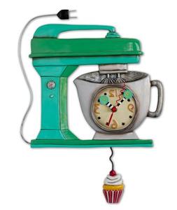 Vintage Mixer Green Clock Allen Designs