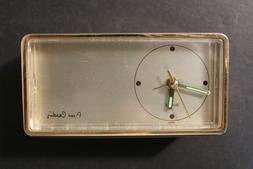 Vintage Pierre Cardin shelf alarm quartz clock, Japan, untes