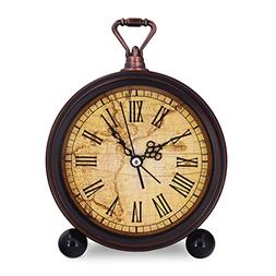 Vintage Retro Living Room Decorative Non-Ticking, Sweep Seco
