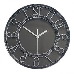 8" Vintage Silent Wall Clock Non-ticking Quartz Wall Clock D
