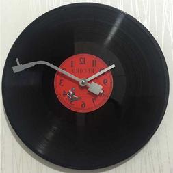 Vinyl Record Wall Clock Home Decor Nautical Gift Vintage Dec