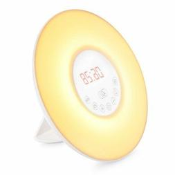 INLIFE Wake Up Light Alarm Clock Sunrise Simulation Dusk Fad
