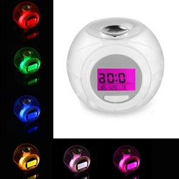 Wake Up Light Clock For Kids Child Toddler Adults 7 Colors C