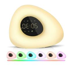 Wake Up Light, Sunrise Alarm Clock with Color Night for Beds