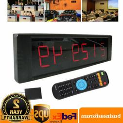 LED Digital Alarm Clock USB Port Wall Hanging for Bedrooms &
