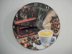Wall Clock 11 Inch Round Quartz Battery Operated Home Decor 