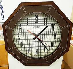 WALL CLOCK 18 " DIAMETER -"THE GYMNASIUM"  MADE BY THE BULOV