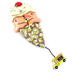 Wall clock 'Allen Designs'ice cream cone  ).