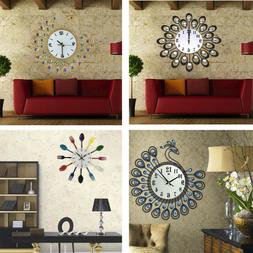 Wall Clock Cartoon Vintage Style Mute Creative Wall Clock Fo