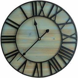 Sorbus Wall Clock, Centurion Roman Numeral Hands, Coastal Be