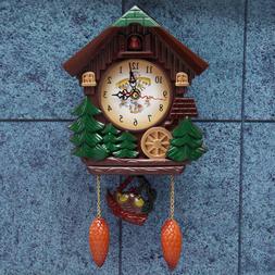 Wall Clock Cuckoo Clock Living Room Bird Alarm Toys Modern B
