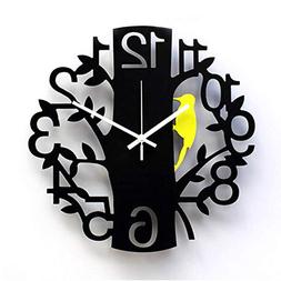 SEEKSUNG Wall Clock/Decoration, Clock Personality Mute Art F