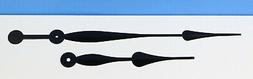 Wall Clock Hands 12 Inch Black Spade Style For 24 Inch Diame