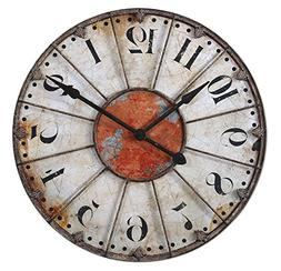 Uttermost 'Ellsworth' Wall Clock - White