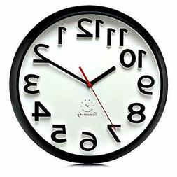 DreamSky 13 1/2 Inch Extra Large Wall Clock, Non - Ticking &