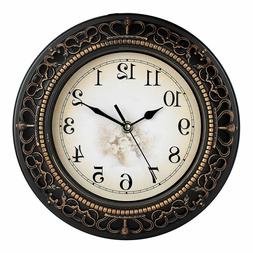 Efinito 10 Inch Antique Look Designer Round Plastic  Glass F