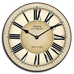 Waterford Wall Clock, Available in 8 Sizes, Most Sizes Ship 