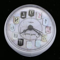 Waterproof Clock Sucker Shower Clock for Bathroom Kitchen Tr