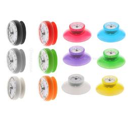 WATERPROOF CLOCK SUCTION CUP WALL CLOCK FOR KITCHEN BATHROOM