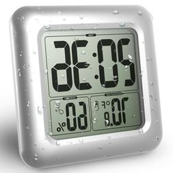 Waterproof Kitchen Bathroom Bath Shower Clock Suction Cup Su