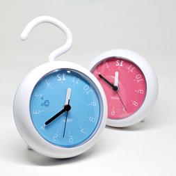Waterproof Non Ticking Silent clock for bathroom Kitchen Sho