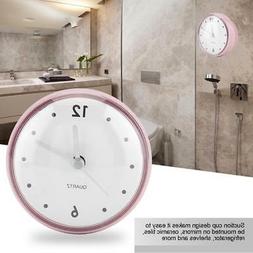 Waterproof Shower Wall Mini Clock Watch Suction Cup Battery 