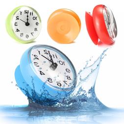 Waterproof Wall Suction Bath Shower Clock Watch for Window G