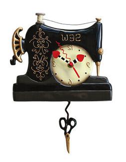 Allen Designs "Vintage Stitch" Whimsical Sewing Machine Pend