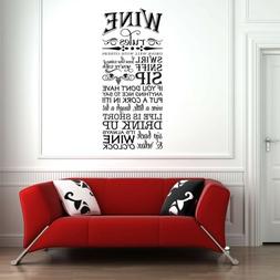 Wine Rules "love the wine you're with, wine o'clock" Vinyl W