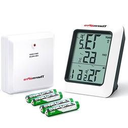 Wireless Indoor Outdoor Thermometer Humidity Monitor With Te