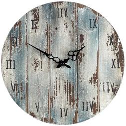 Sterling 128-1008 Wooden Roman Numeral Outdoor Wall Clock, 1