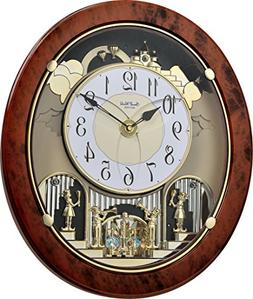 "woodgrain Stars" Magic Motion Clock
