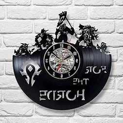 World of Warcraft Art Vinyl Wall Clock Gift Room Modern Home