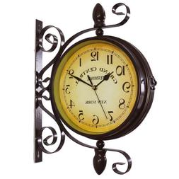 Wrought Iron Vintage-Inspired Rotatable Double Sided Hanging