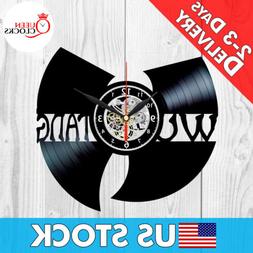 WuTang Clan Music LP Vinyl Record Wall Clock Wu Tang Band Fa