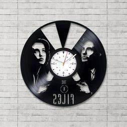 X-Files Vinyl Wall Art Clock Large Xmas Gift Vintage Decorat