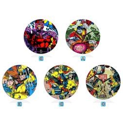 X Men Vintage Comics Wood Wall Clock Gift Round Office Home 