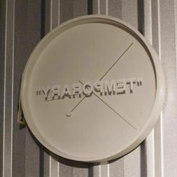 IKEA x Virgil Abloh "MARKERAD" Wall Clock "TEMPORARY" OFF WH